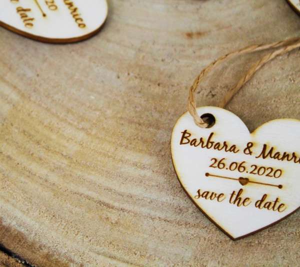 save the date legno e calamita ecofattoart